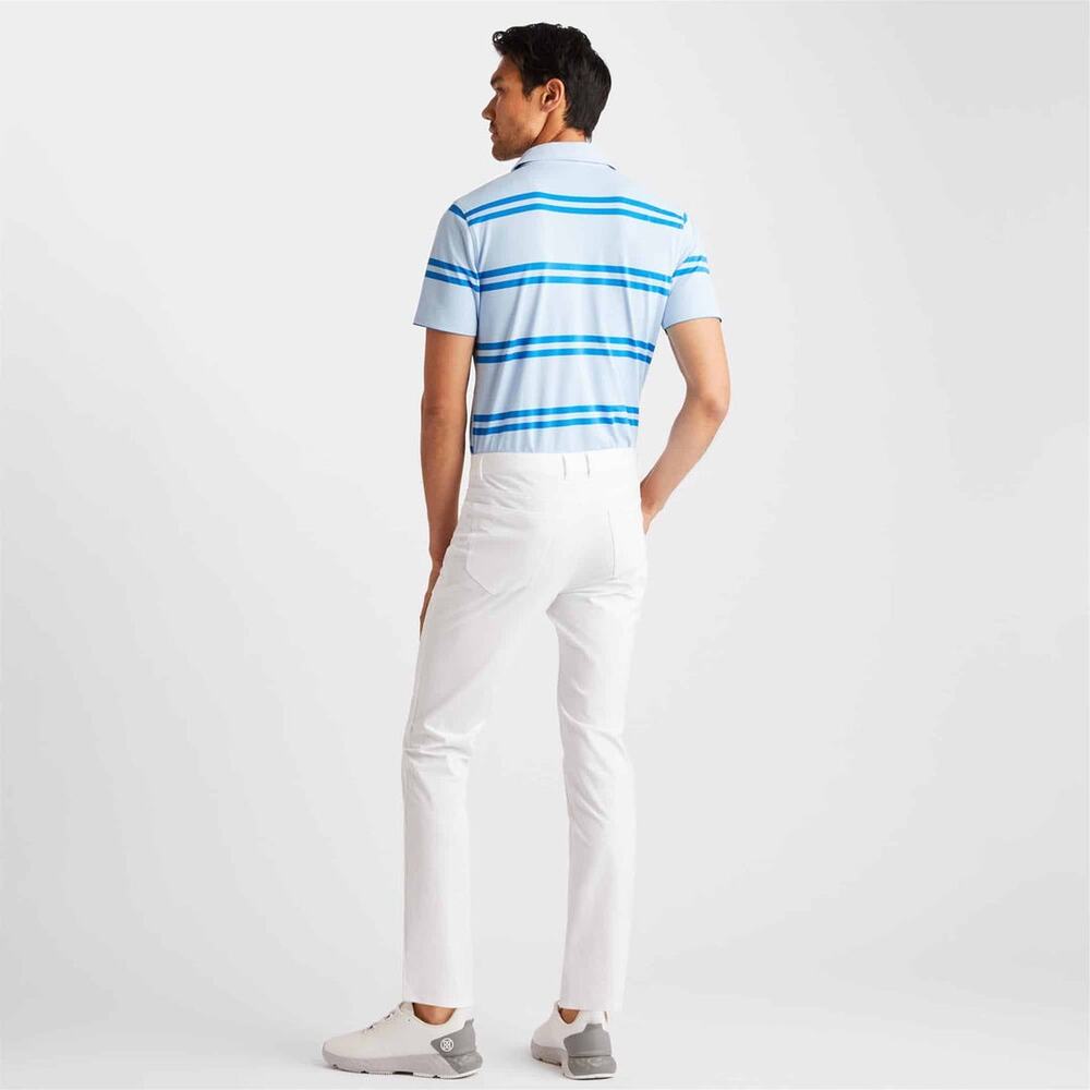 G/FORE OFFSET STRIPE MENS GOLF POLO SHIRT SKY - Picture 3 of 3